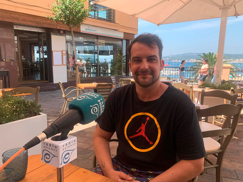 L'entrenador Jordi Acero, en el decurs del programa 'Ple al 15' d'aquest passat dilluns.
