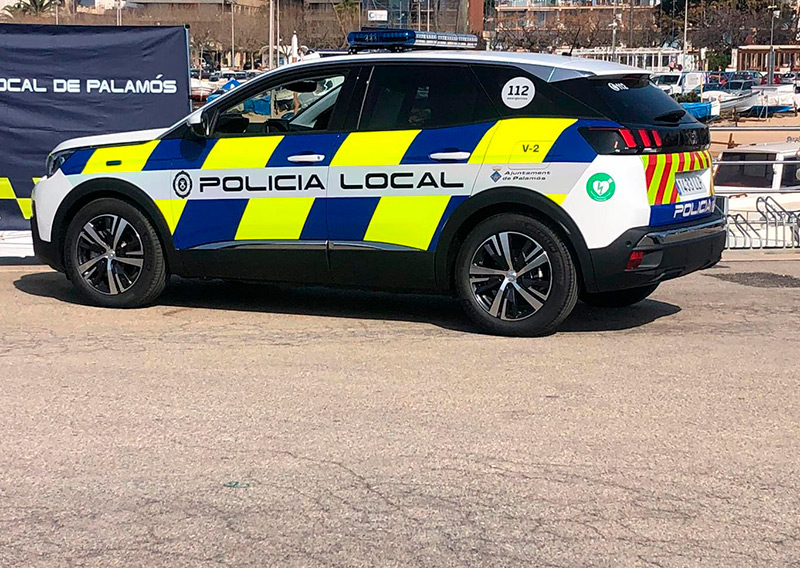 Un dels vehicles de la Policia Local de Palamós. (Foto: Ajuntament de Palamós).