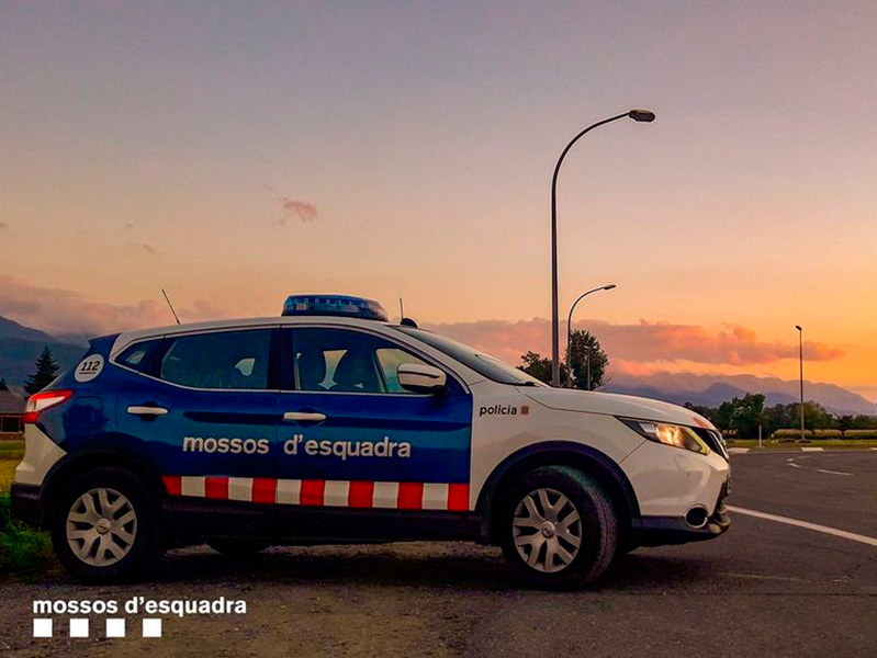 Un vehicle dels Mossos d'Esquadra. (Foto: Mossos d'Esquadra).