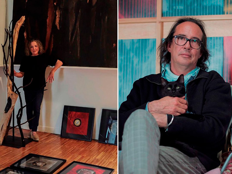 L'exposició estarà oberta fins al 4 de setembre. (Foto: Ajuntament de Calonge i Sant Antoni).