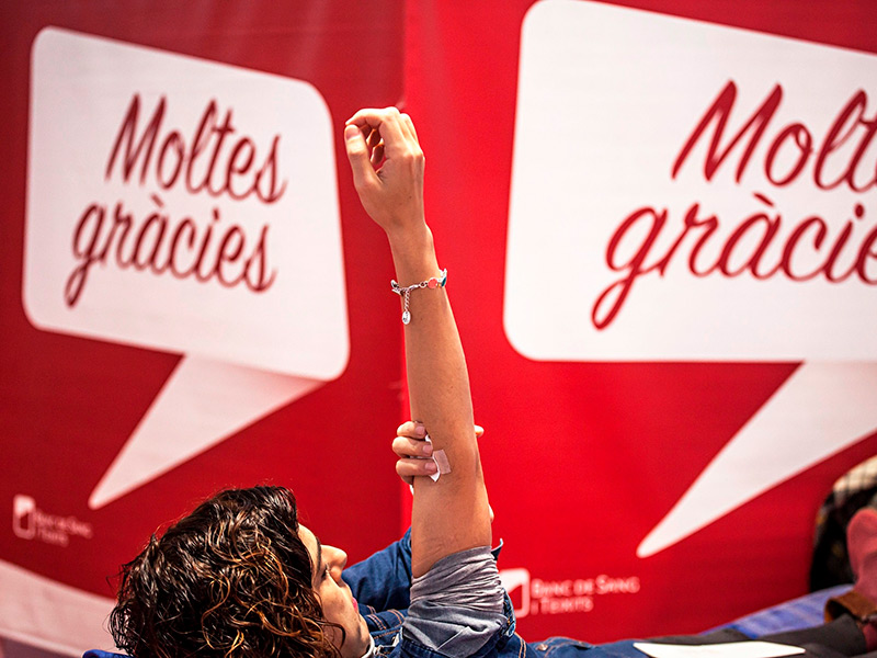 Només a Catalunya es necessiten 1.100 donacions de sang diàries. (Foto: Banc de Sang i Teixits).