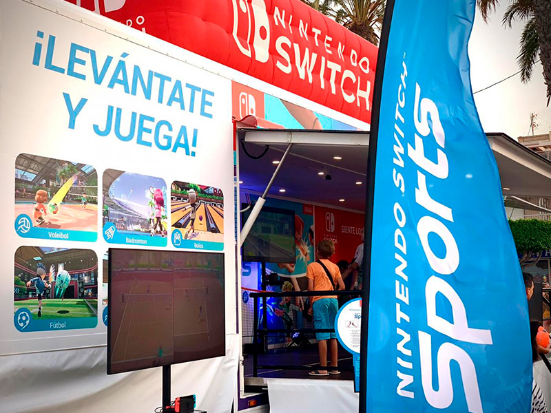 Avui arriba a la plaça de Josep Sarquella de Palamós el 'Tour Nintendo'. (Foto: Nintendo España).