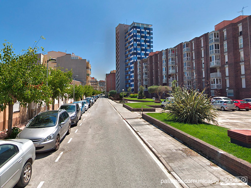 El carrer de la Riera d'Aubi és un dels carrers afectats per la reforma.