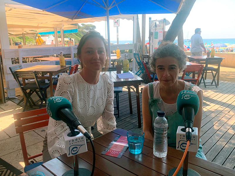 Anastasiia Brezden i Carme Palahí, 'Les Roselles', han visitat aquesta temporada el Ple al 15.