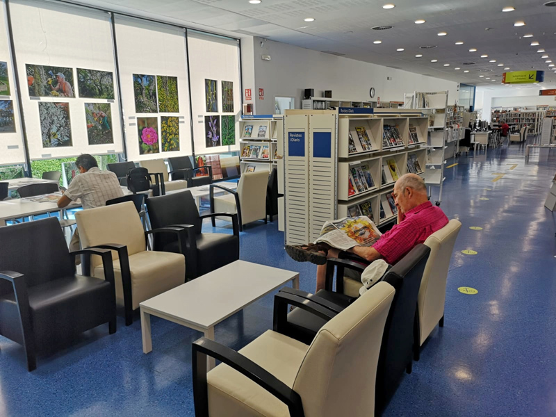 La Biblioteca Municipal és un dels refugis climàtics que ha habilitat l'Ajuntament. (Foto: Ajuntament de Palamós).