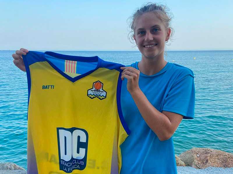 Dorine Pignol, és un dels nous fitxatges del sènior femení del Club Esportiu Palamós. (Foto: CE Palamós).