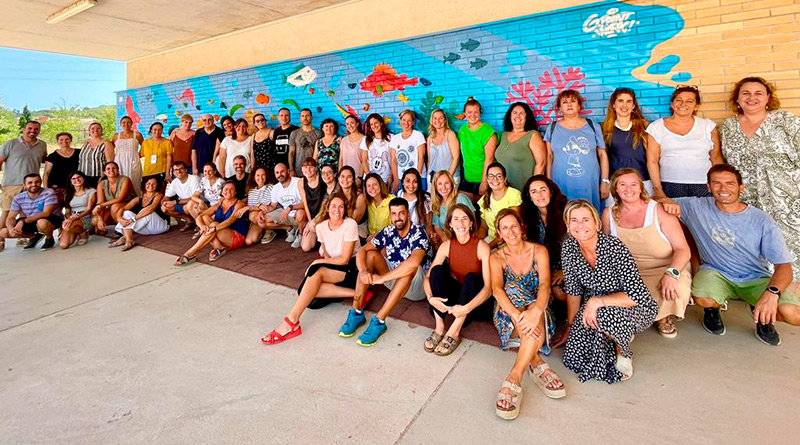 L'equip docent de l'Institut Escola Vila-romà. (Foto: Institut Escola Vila-romà).