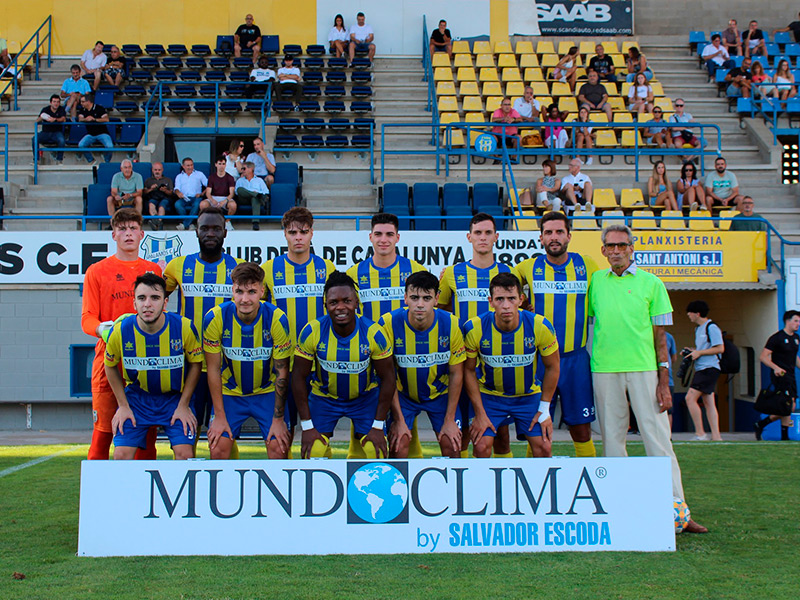 Onze inicial del Palamós en el partit amistós disputat aquest passat cap de setmana. (Foto: Palamós CF).