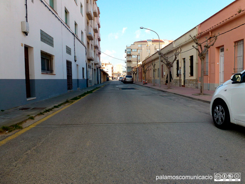 El carrer de la Riera d'Aubi és un dels carrers que es reformaran.