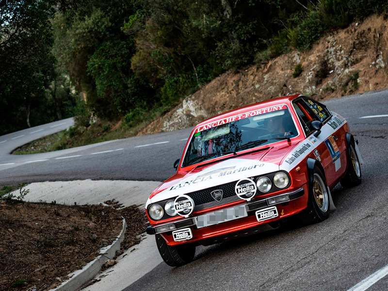Carles Fortuny i Carles Jiménez, amb un Lancia Beta Coupé, guanyadors de l'edició de l'any passat. (Foto: Rally Clàssics).