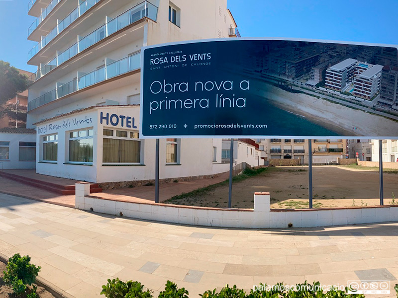 L'hotel Rosa dels Vents de Sant Antoni de Calonge.