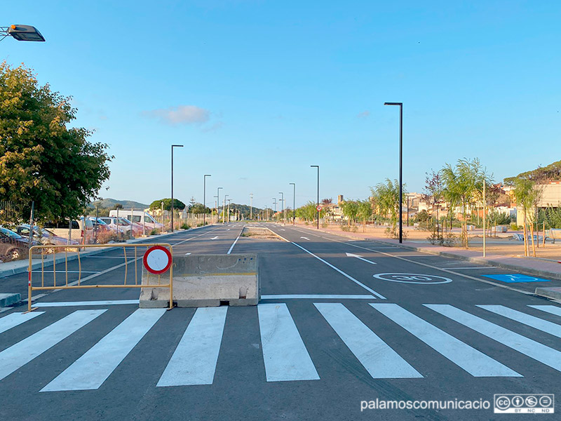 El carrer d'Enric Vincke, ahir a la tarda.