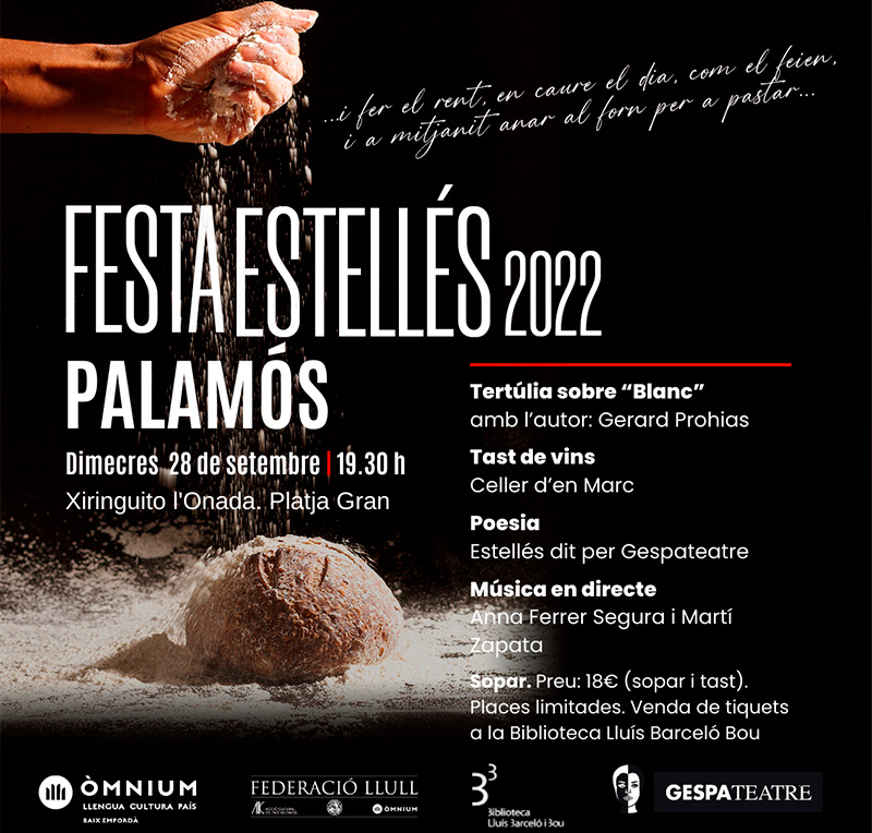 L'acte es fa avui a partir de les 19:30 hores al Xiringuito l'Onada de la platja Gran de Palamós.