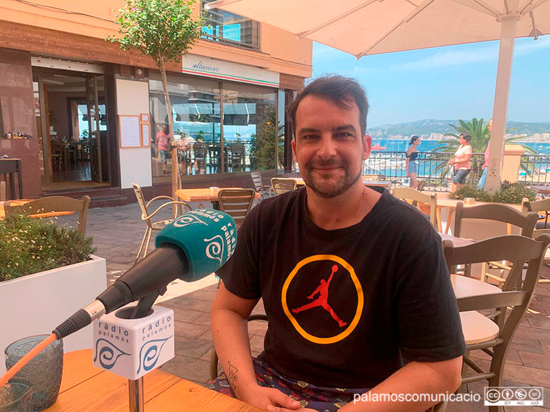 L'entrenador del Cadí La Seu, Jordi Acero, en una edició del programa 