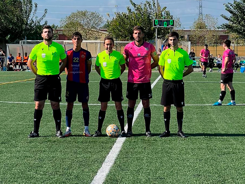 El Palamós ha jugat avui el primer partit de la temporada fora de casa. (Foto: Palamós CF).