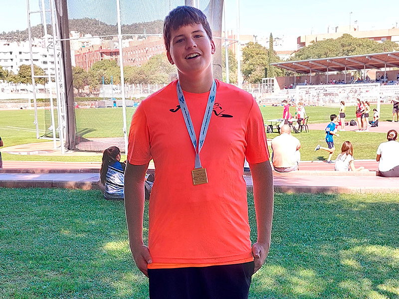 Ferran Pau Fanés ha guanyat la prova de llançament de disc fent millor marca personal amb 42'33 metres.