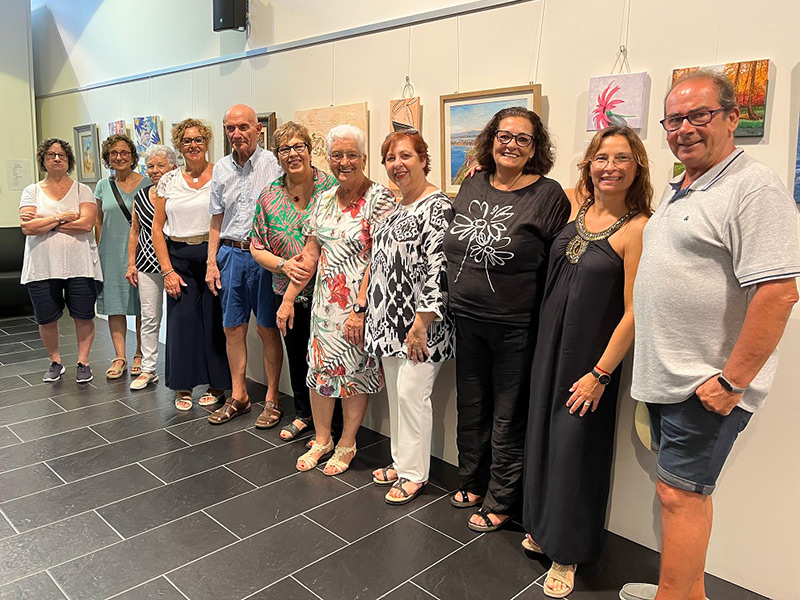 Una part dels integrants del Cercle Artístic de Palamós. (Foto: Ajuntament de Palamós).