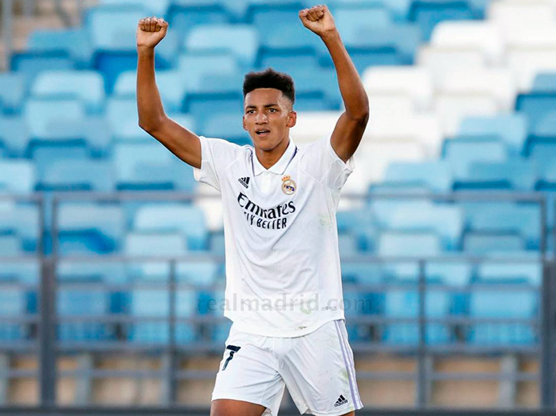 Álvaro Rodríguez, jugador palamosí del Reial Madrid. (Foto: instagram.com/alvarorodrigz_).