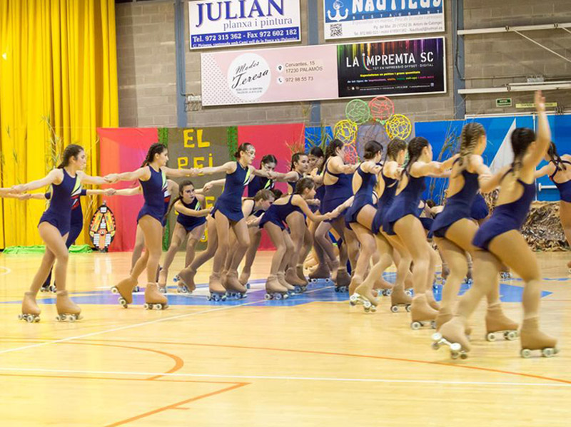 Integrants del Patinatge Club Palamós, en una imatge d'arxiu. (Foto: Patinatge Club Palamós).