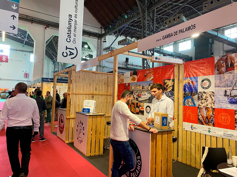 L'estand de Palamós al Gastronòmic Fòrum Barcelona 2022. (Foto: Ajuntament de Palamós).