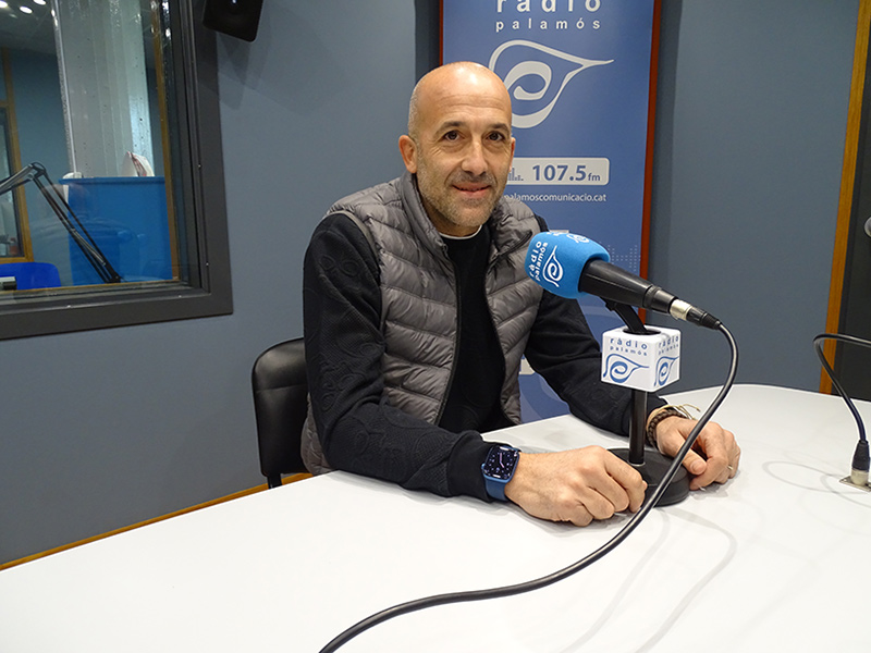 Joan Bayona, avui al programa de Ràdio Palamós 'Juguem a casa'.