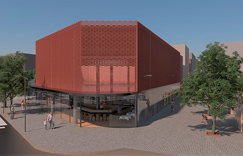 Simulació del futur nou Mercat Municipal de Palamós. (Font: Ajuntament de Palamós).