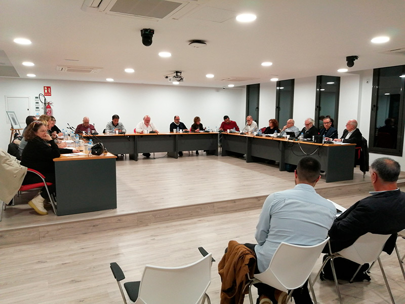 Imatge del Ple de l'Ajuntament de Calonge i Sant Antoni d'aquest mes de novembre. (Foto: Ajuntament de Calonge i Sant Antoni).