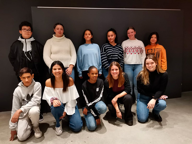 Els alumnes mentors i mentorats del projecte Rossinyol d'aquesta darrera edició. (Foto: Ajuntament de Palamós).