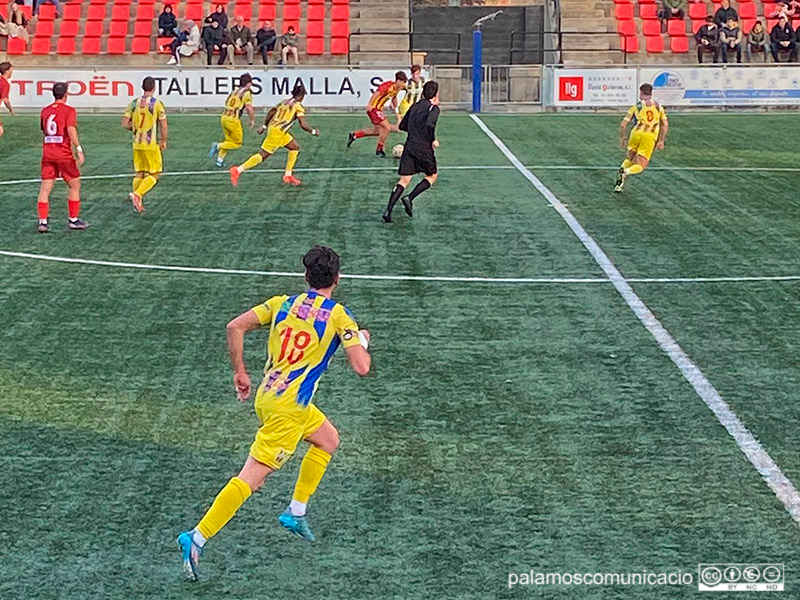 El Palamós ha sumat avui els primer punt de la temporada fora del seu estadi.