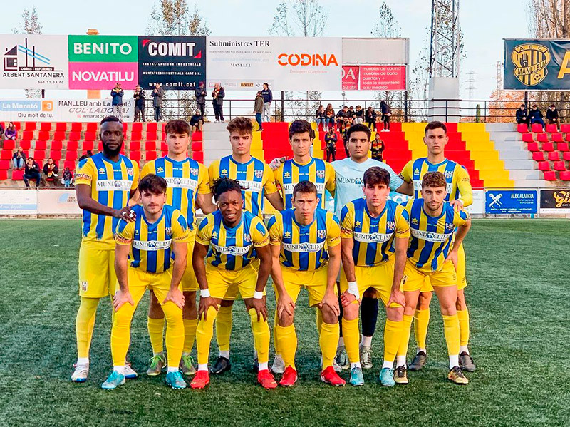 El Palamós va sumar dissabte el primer punt de la temporada fora del seu estadi. (Foto: Palamós CF).