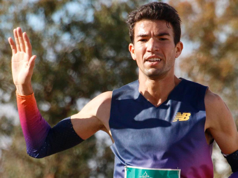 Adel Mechaal va guanyar el passat cap de setmana el cross de Sonseca. (Foto: Club San Ildefonso).