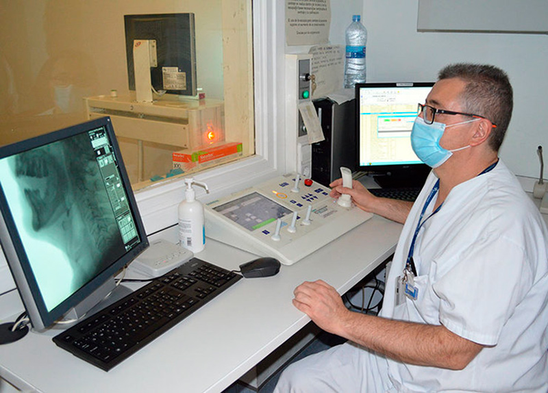 L'hospital de Palamós ja va incorporar mesos enrere la videofluoroscòpia com a prova diagnòstica d'imatge. (Foto. SSIBE).