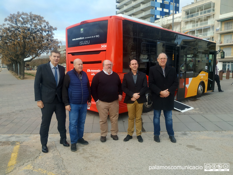 La presentació s'ha fet avui al passeig del Mar de Palamós.