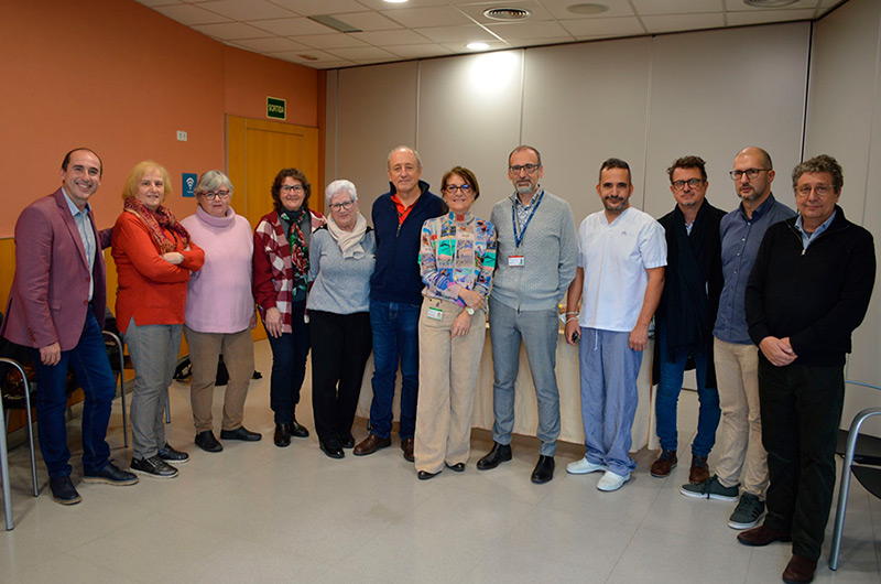 Acte de la domació a Càritas per part de SSIBE, la passada setmana. (Foto: SSIBE).
