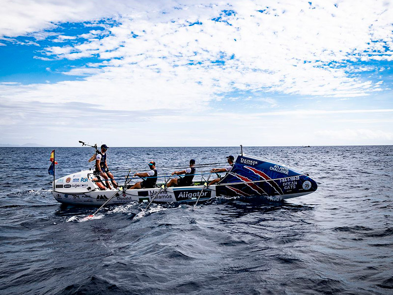 L'equip ja ha recorregut una quarta part de la travessia. (Foto: OceanCats).