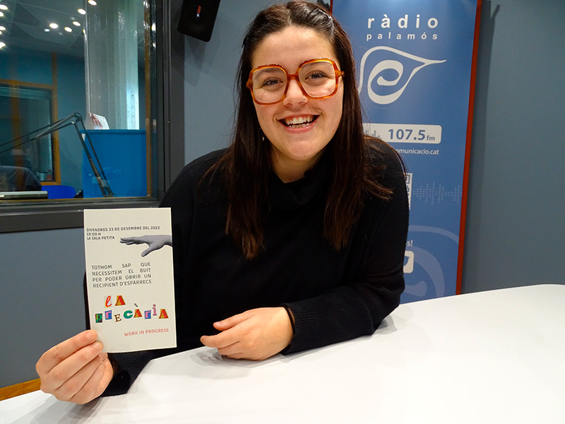 L'actriu Joanna Ureña, avui als nostres estudis.