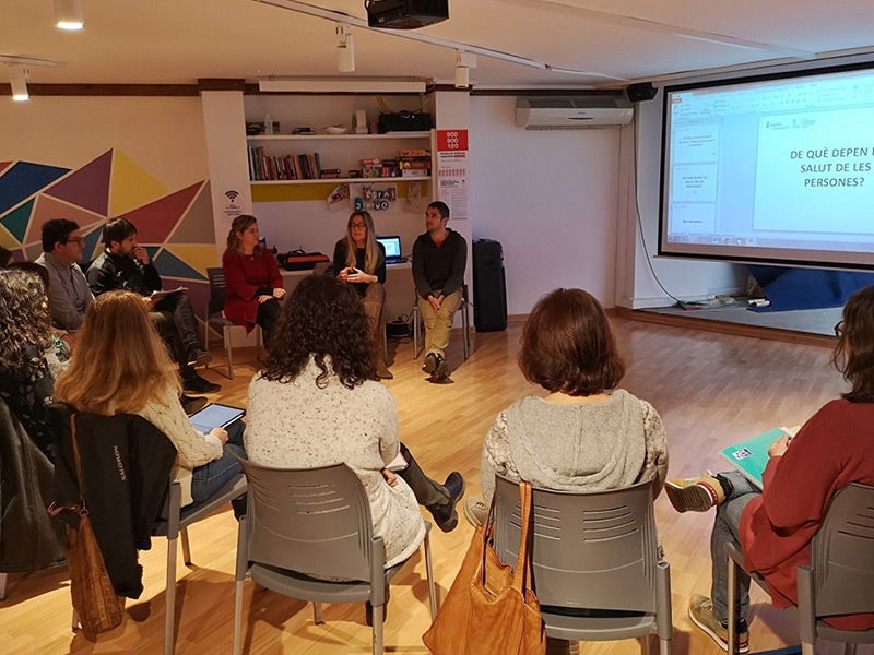 Reunió de la creació de la Taula de Salut de Palamós. (Foto: Ajuntament de Palamós).