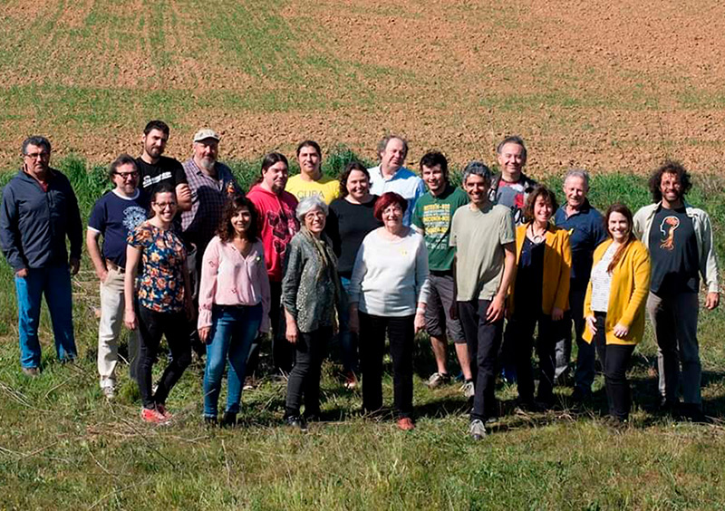 Fotografia de la candidatura que va presentar la CUP Palamós Vila-romà a les darreres eleccions municipals.