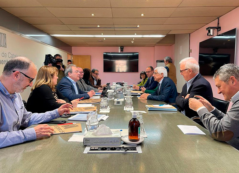 Dilluns es van reunir representants del sindicat Metges de Catalunya amb el Departament de Salut. (Foto: Metges de Catalunya).