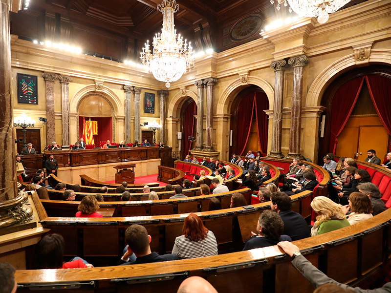 El Parlament ha aprovat aquesta setmana la Llei sobre l'ocupació il·legal d'habitatges. (Foto: Parlament de Catalunya).