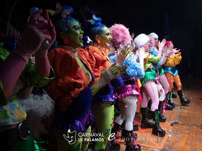 Imatge de la presentació de la Reina i el Carnestoltes d'aquest passat dissabte. (Foto: Carol Photography).