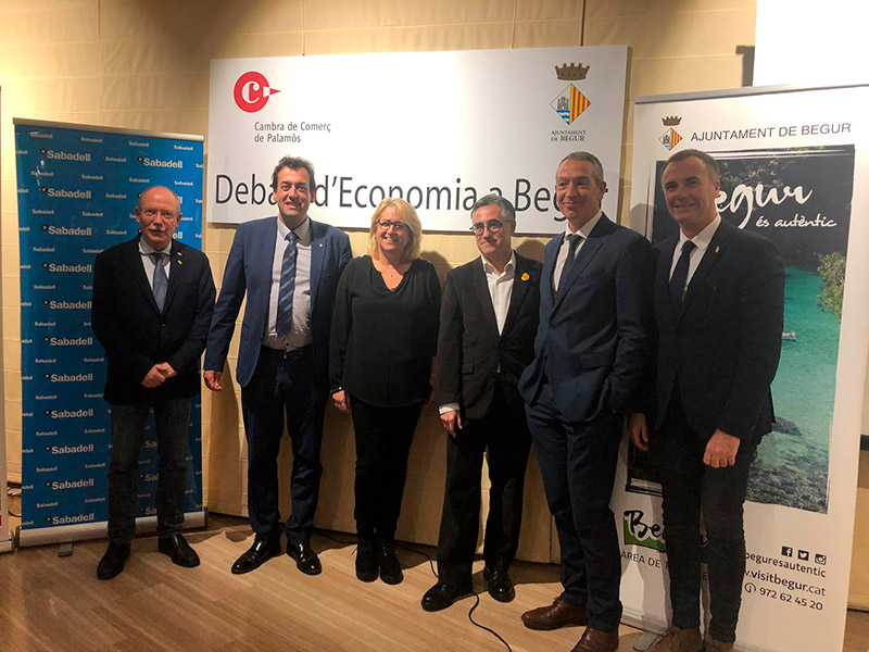 Presentació del Debat d'Economia a Begur, el passat mes de gener. (Foto: Cambra de Comerç de Palamós).