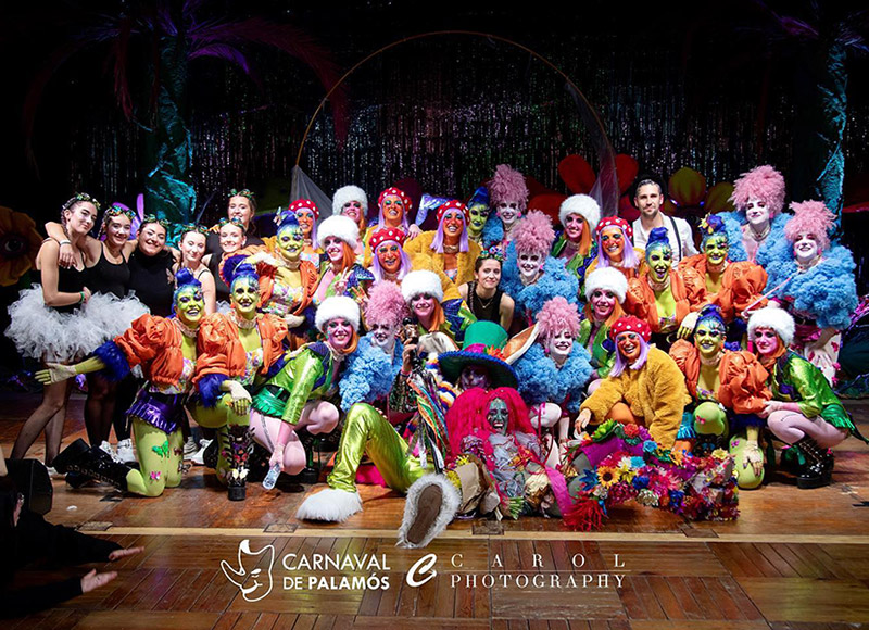 Presentació de la Reina i el Carnestoltes, aquest passat dissabte a la Nau dels 50 metres. (Foto: Carol Photography).