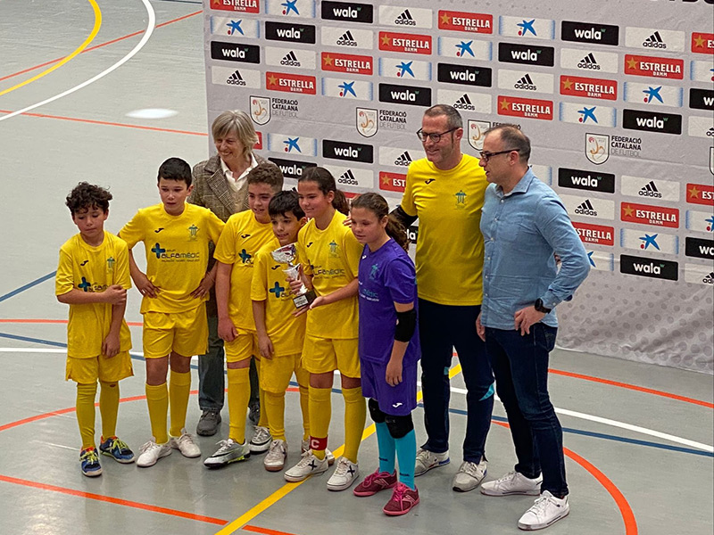 L'equip de l'Star Futbol Sala Palamós va perdre la final per 1 gol a 2. (Foto: Star Futbol Sala Palamós).