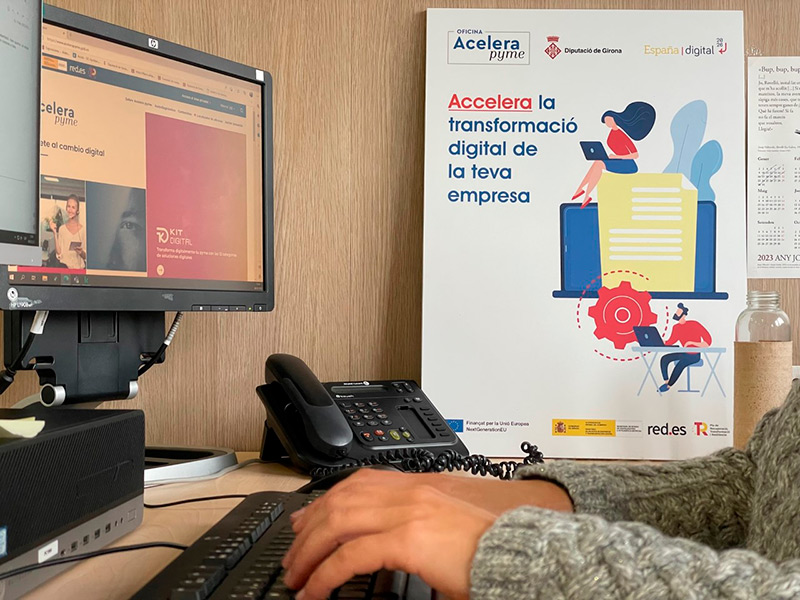 La iniciativa, amb una durada de dos anys, té finançament del fons Next Generation i de la Diputació de Girona. (Foto: Consell Comarcal).