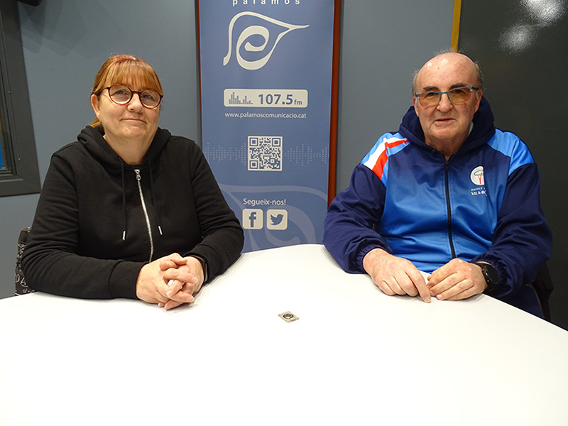 Teresa Botet i Jordi Alfaro, del Club de Bitlles Catalanes Palamós.