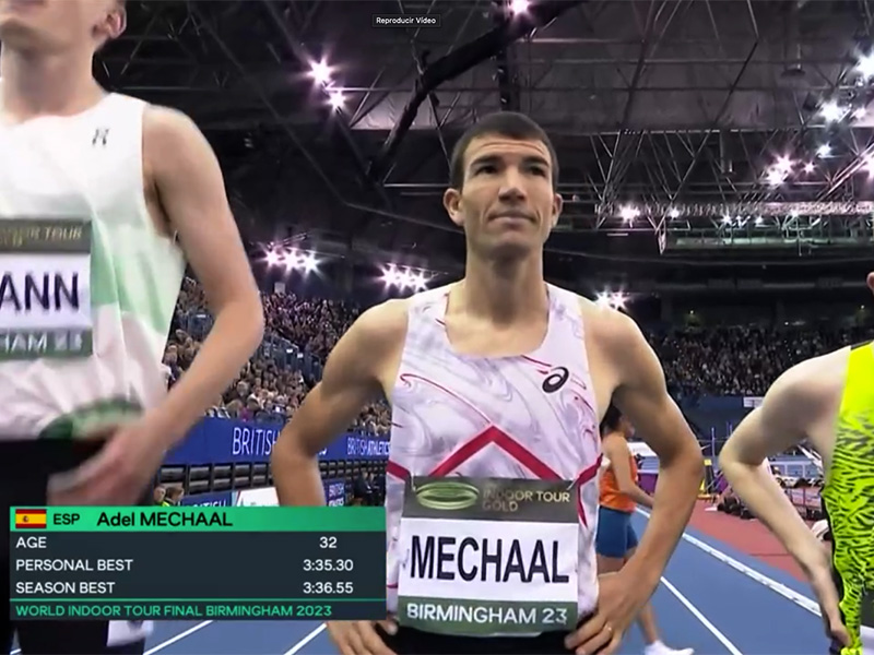 Adel Mechaal va aconseguir superar un rècord que tenia 24 anys d'història. (Foto: rtve.es).