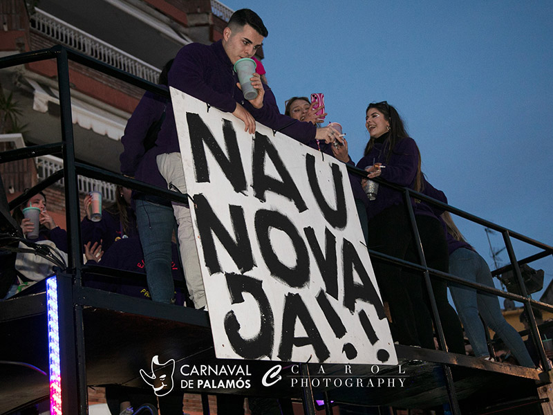 Una de les carrosses participants del carnaval de Palamós d'aquest any. (Foto: Carol Photography).