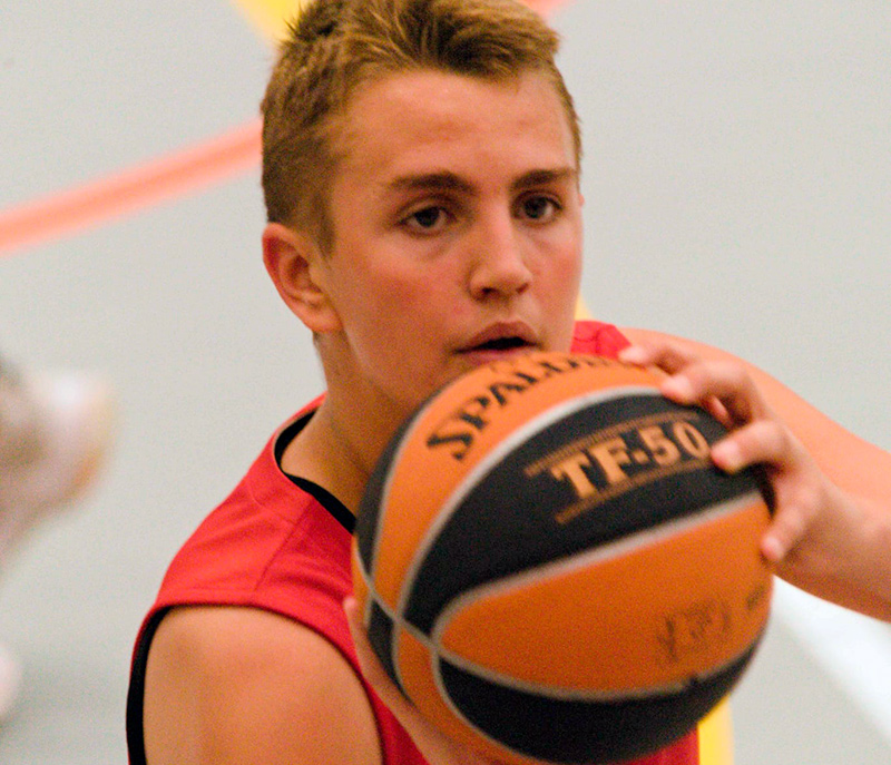 El jugador de bàsquet palamosí, Biel Mas.