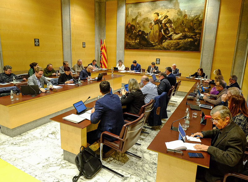 Imatge d'un Plenari de la Diputació de Girona. (Foto: Diputació de Girona).